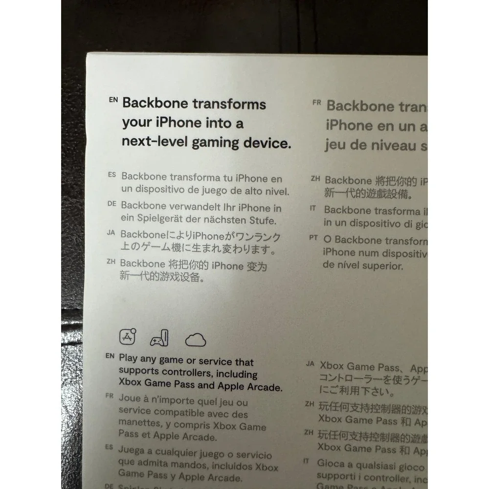 Backbone‎ One Controller for iPhone Lightning Connectors Apple Arcade Game Pass